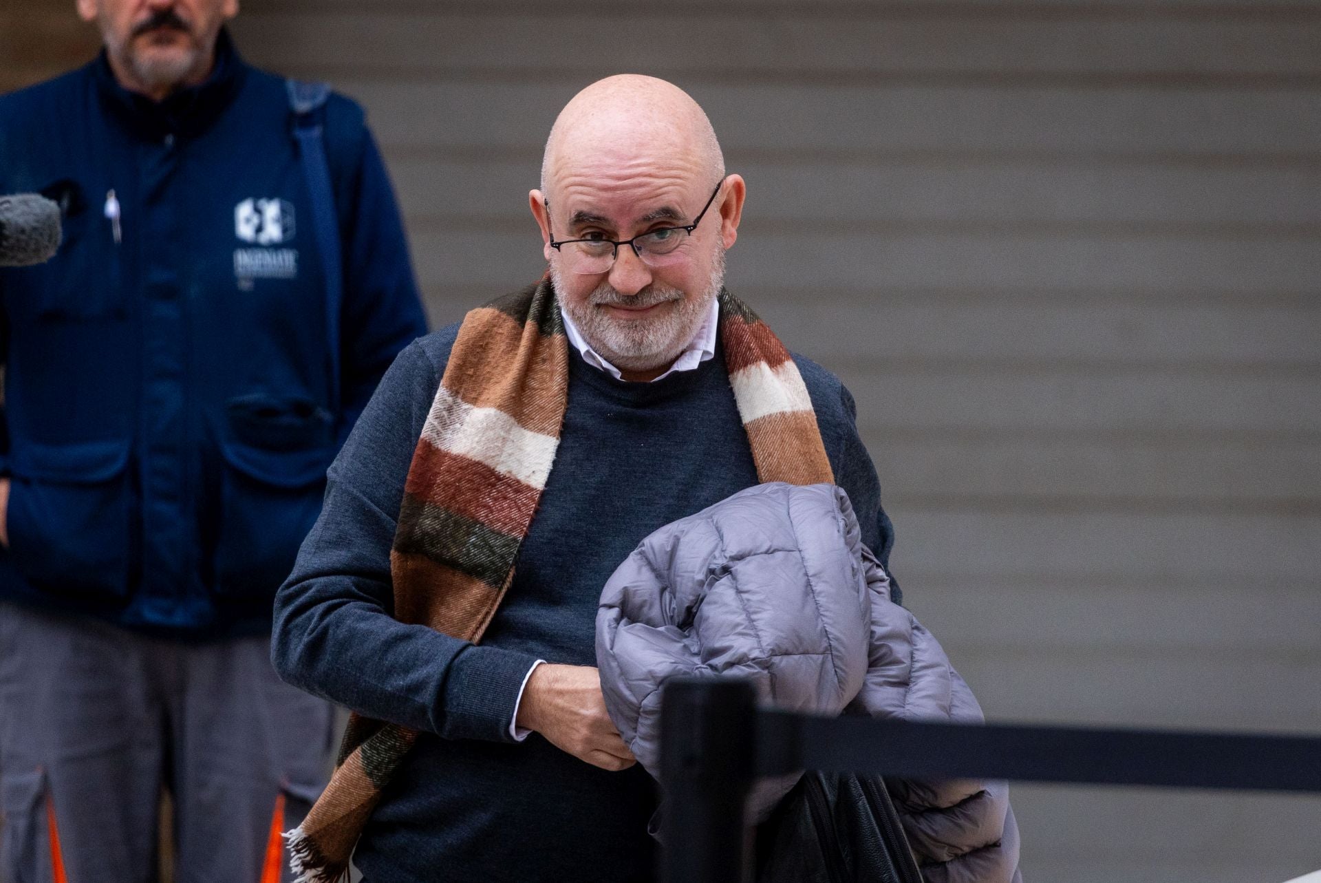 Jorge Suárez comparece ante la jueza de la dana en los juzgados de Catarroja