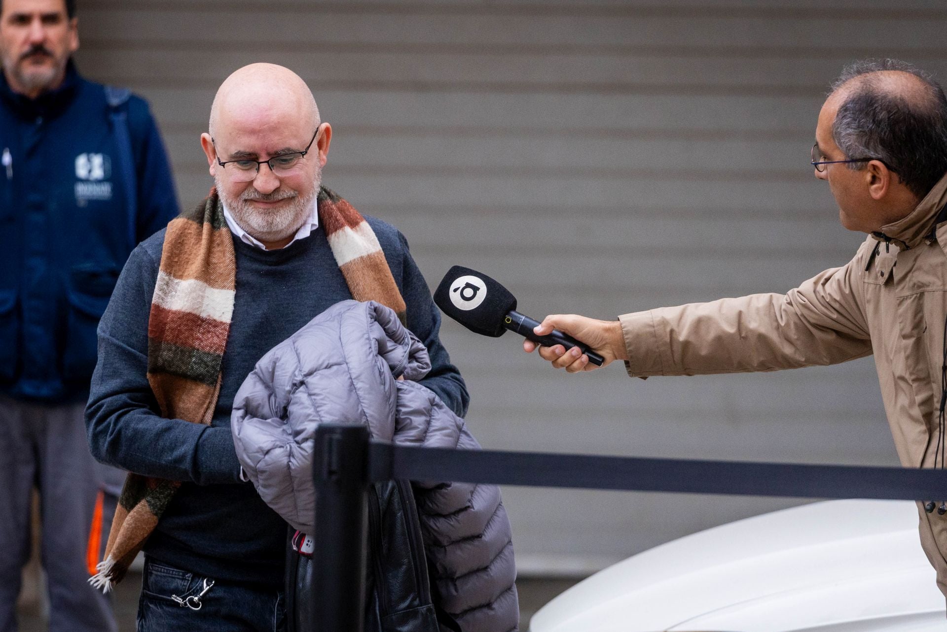 Jorge Suárez comparece ante la jueza de la dana en los juzgados de Catarroja