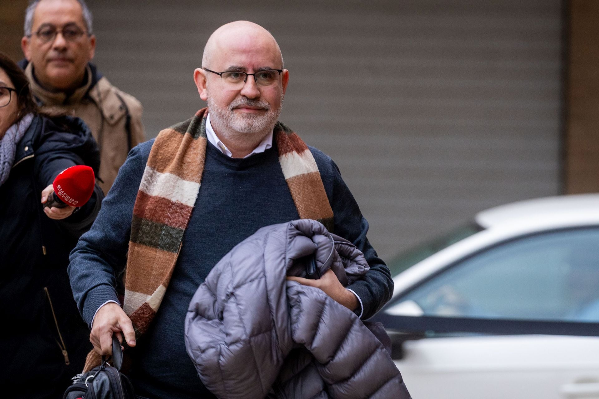 Jorge Suárez comparece ante la jueza de la dana en los juzgados de Catarroja