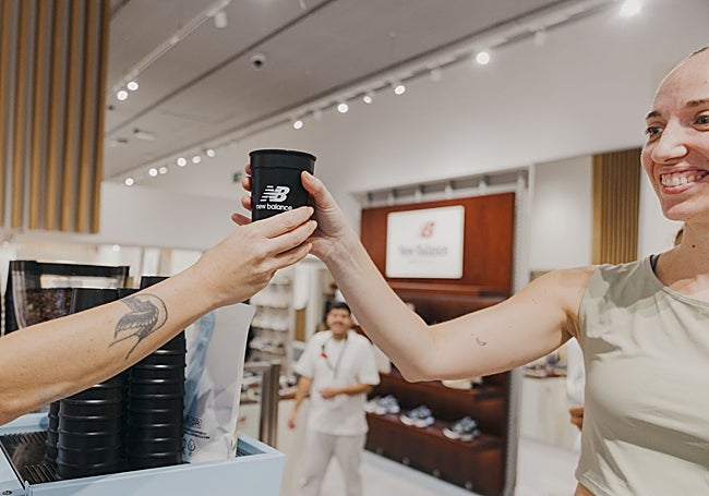 Una corredora, durante la tirada larga del pasado noviembre.