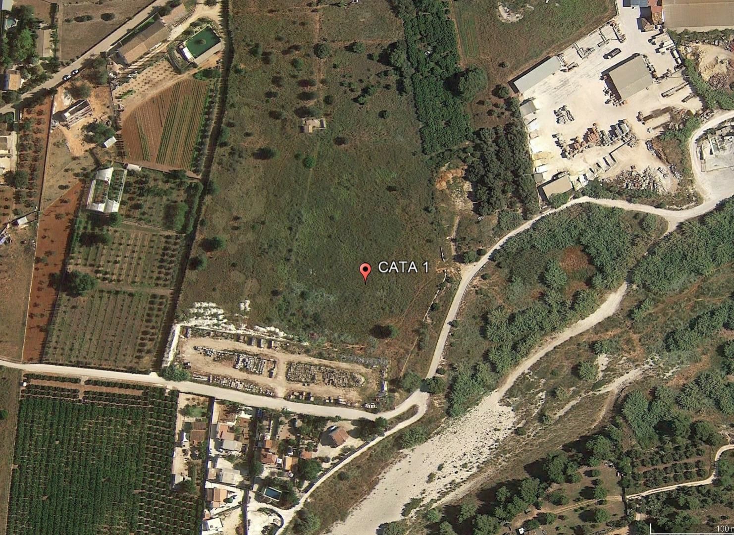 Mapa de la parcela de Catarrojes 2 incluido en el proyecto.