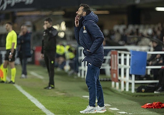 Carlos Corberán, en Cartagena.