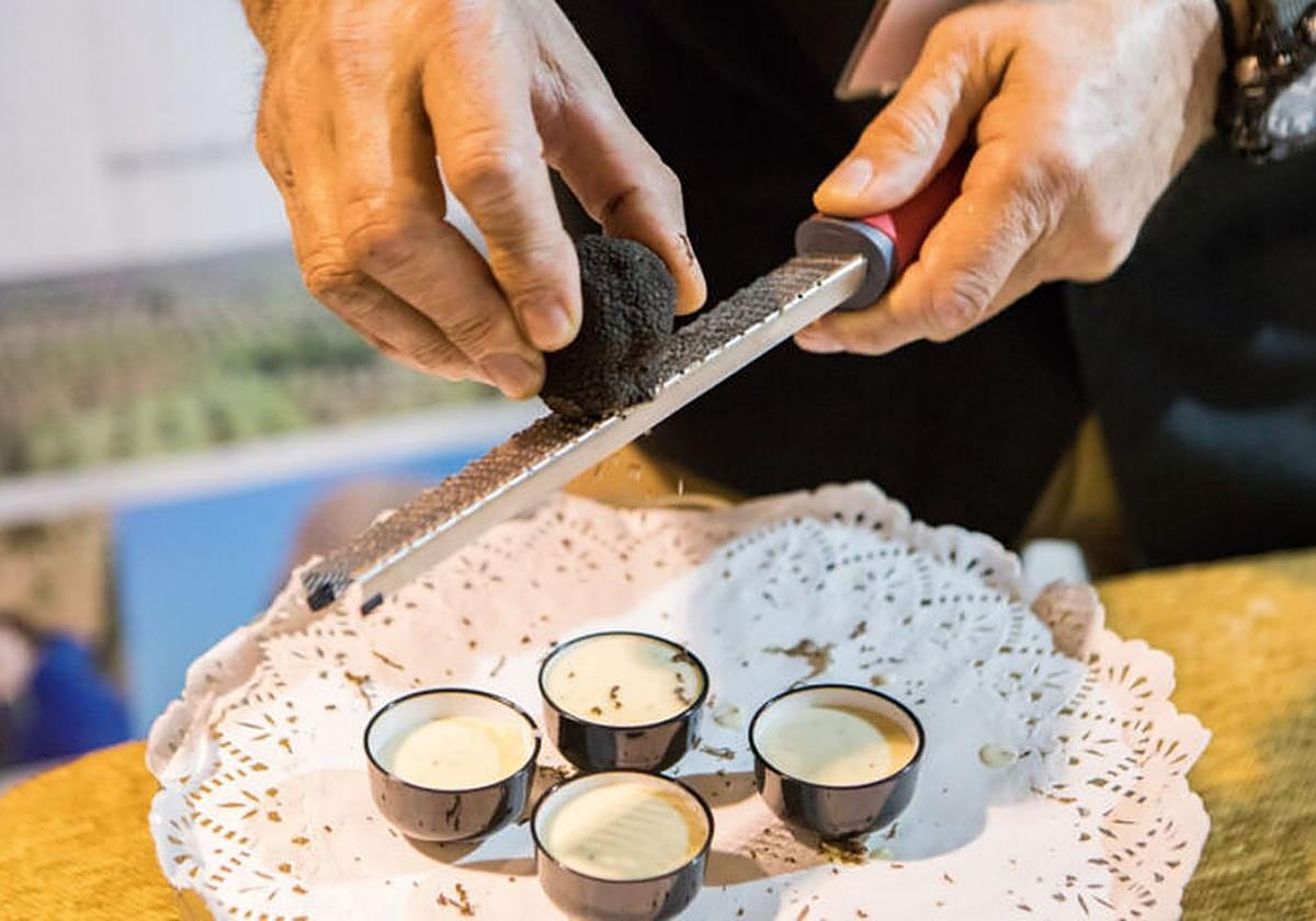 La trufa es el ingrediente estrella de los platos.