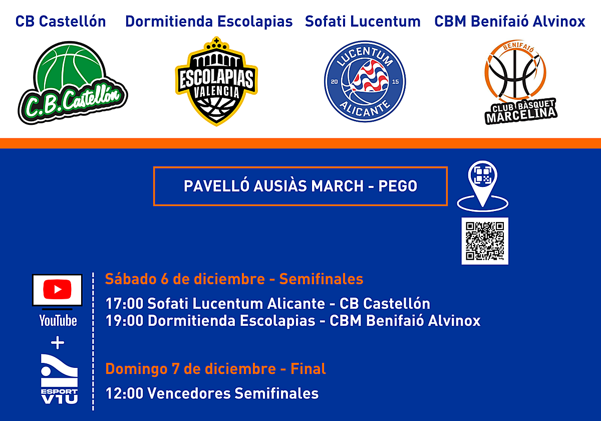 Información para seguir el evento.