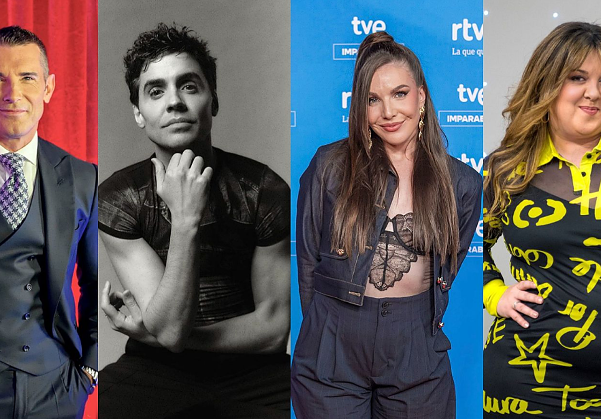 Jesús Vázquez, Javier Ambrossi, Inés Hernand y Lalachus