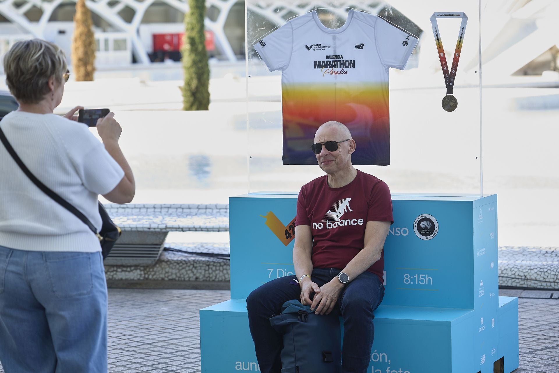 FOTOS | La Ciudad de las Artes y las Ciencias la víspera del Maratón de Valencia 2025