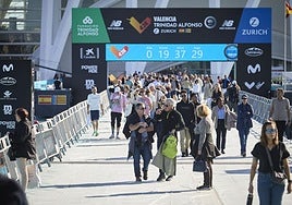 FOTOS | La Ciudad de las Artes y las Ciencias la víspera del Maratón de Valencia 2025