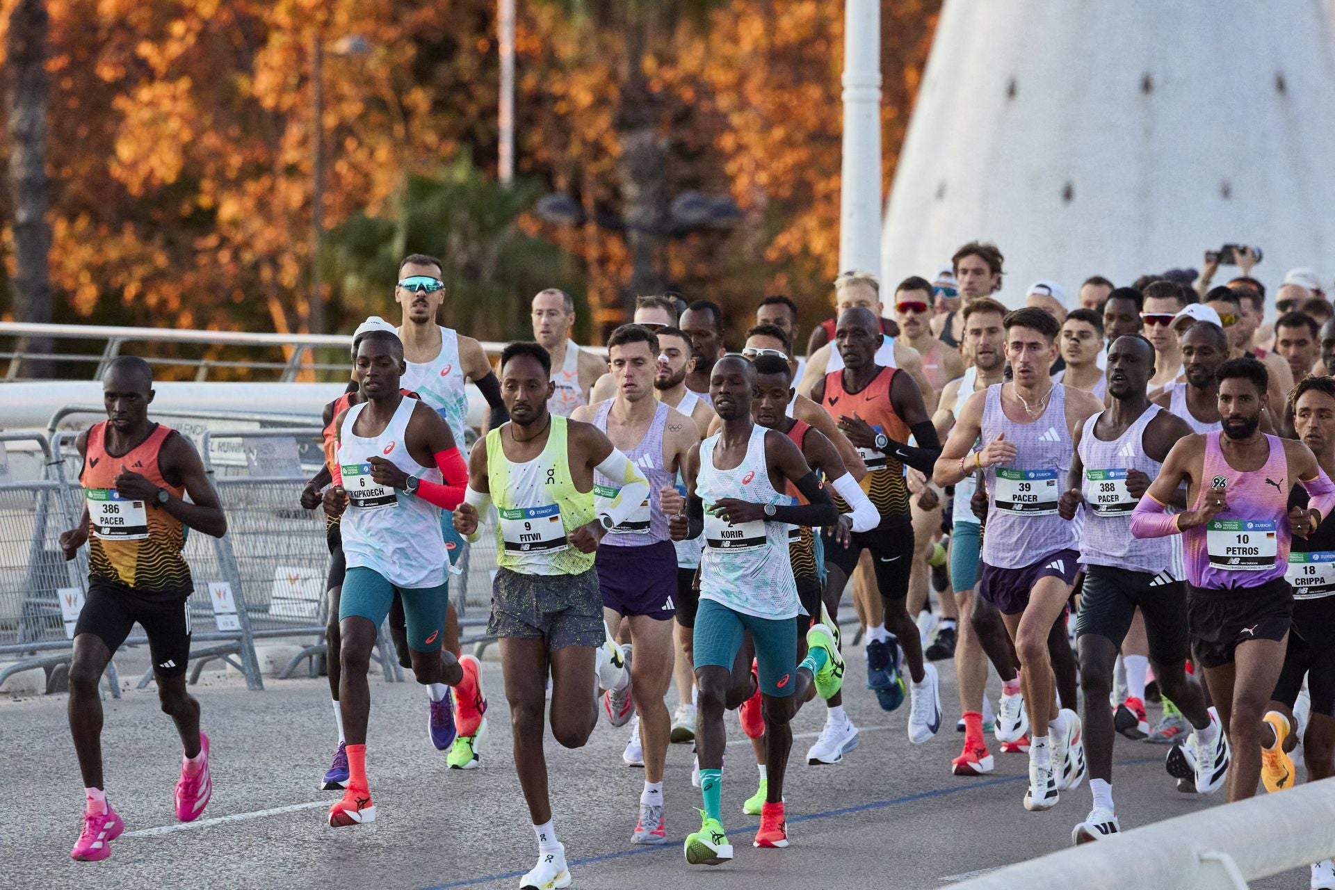 Fotos de la salida del Maratón de Valencia