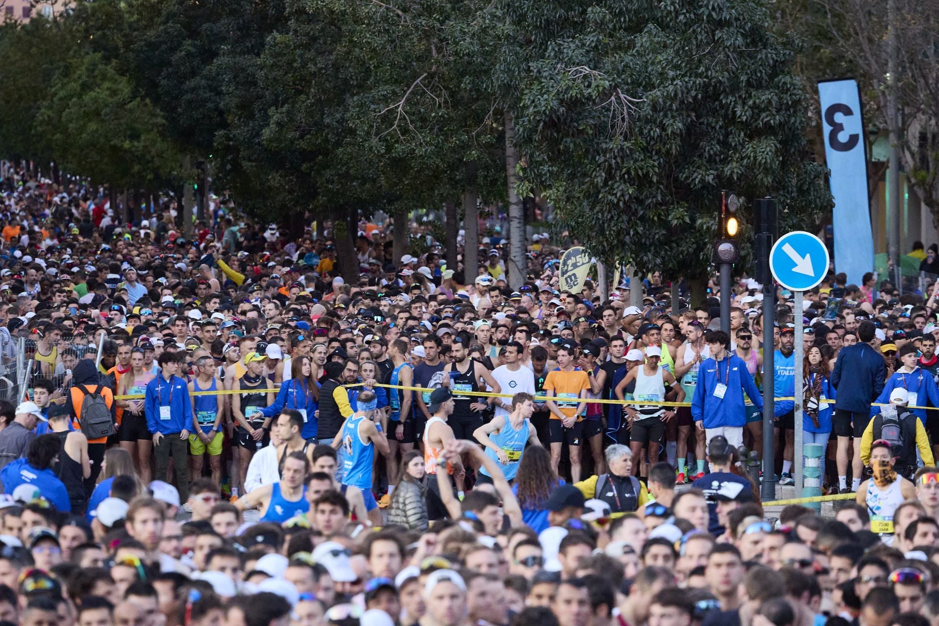 Fotos de la salida del Maratón de Valencia