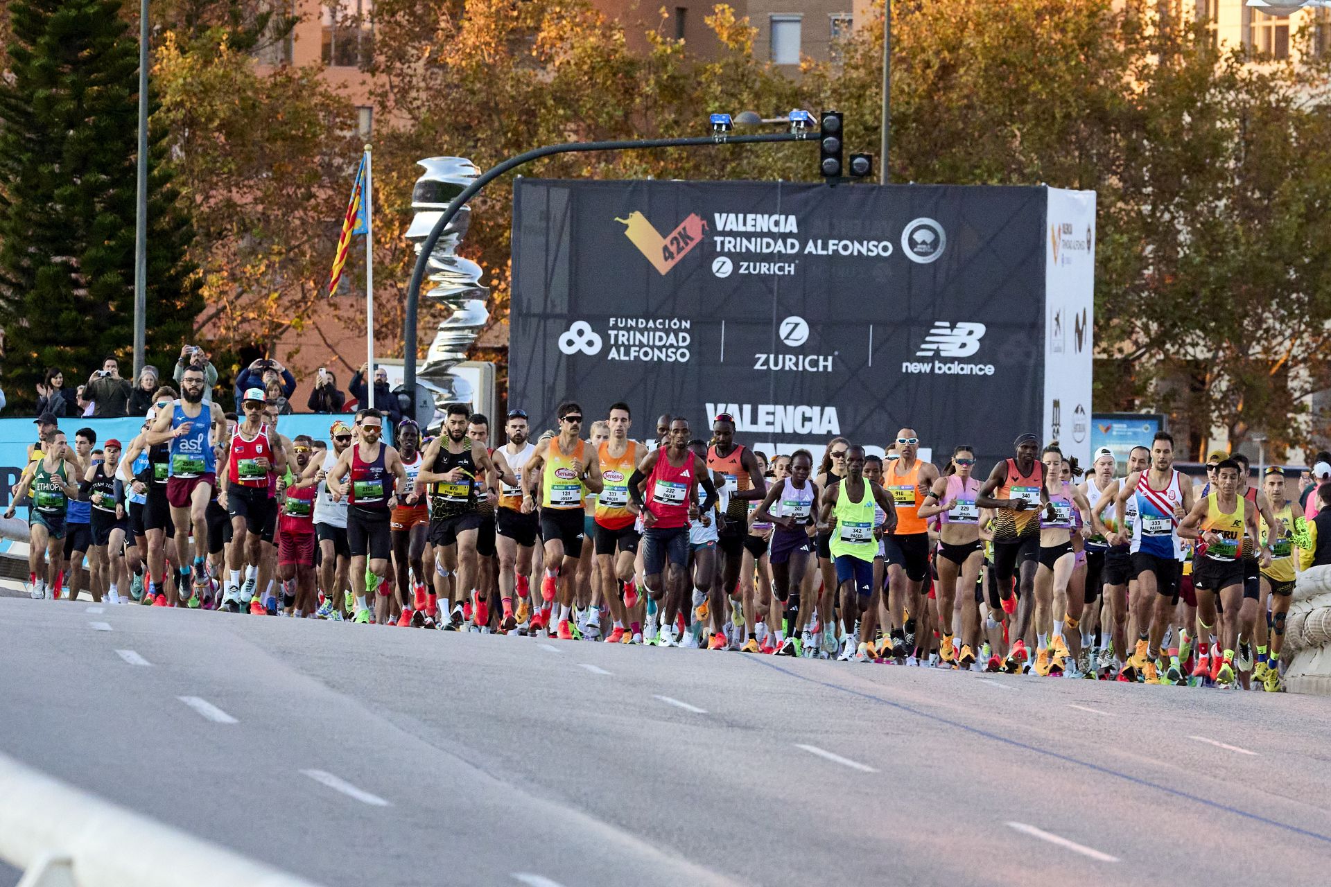 Fotos de la salida del Maratón de Valencia