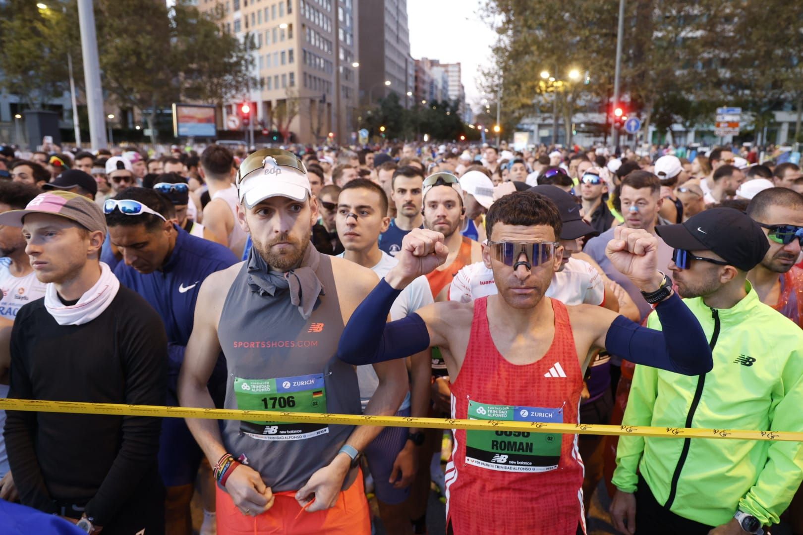 Fotos de la salida del Maratón de Valencia