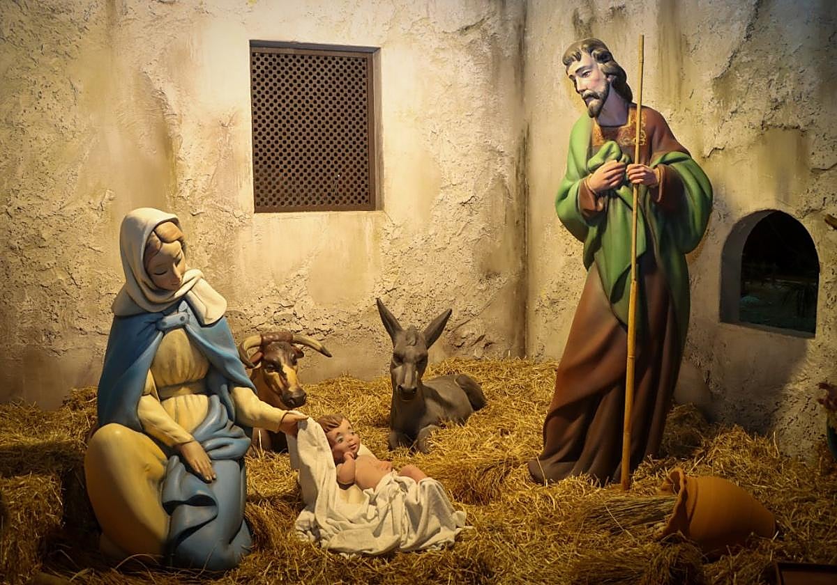 Una de las escenas del Belén Monumental de Torrent.