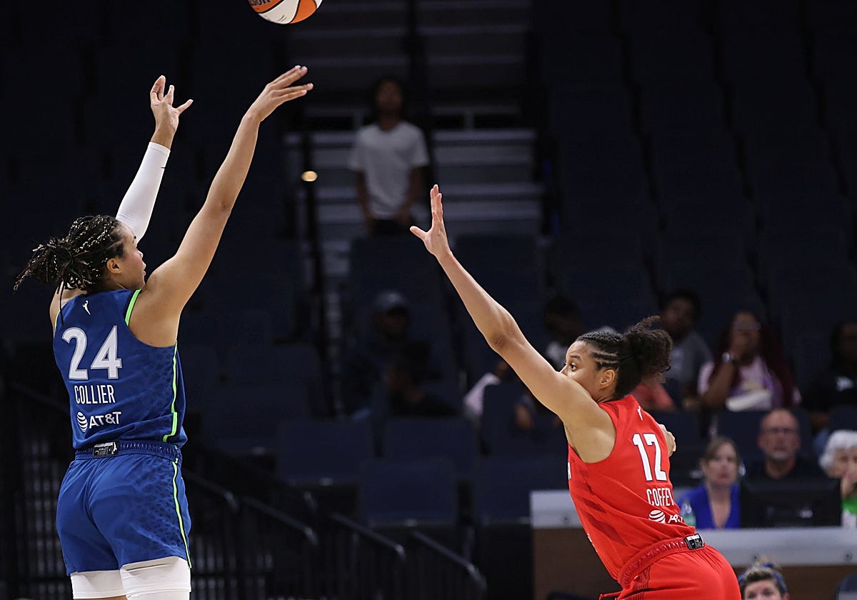 La estadounidense pasando las pruebas en las clínicas de Quirónsalud.