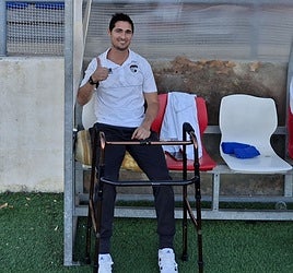 Ivorra, tras su operación, estuvo en el banquillo.