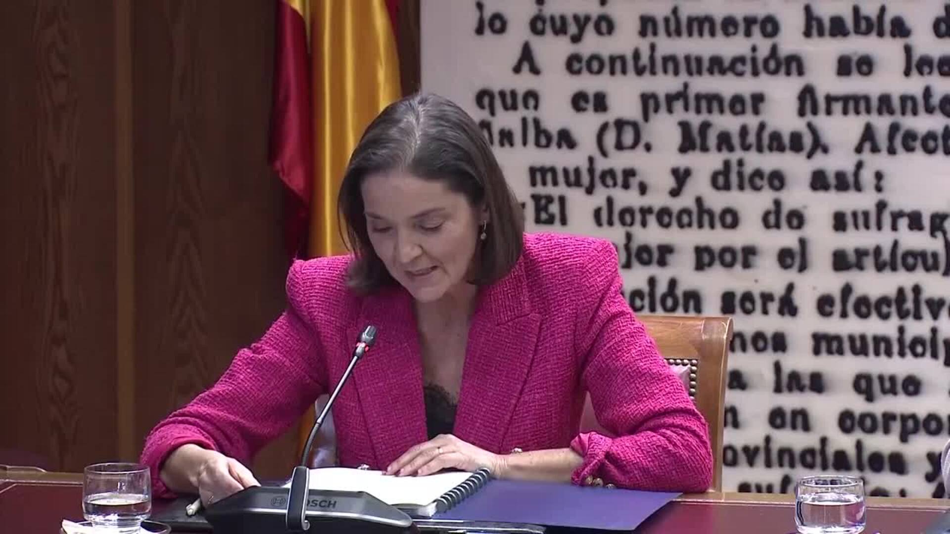 Maroto se niega a declarar alegando que el PP intenta vincularla con el 'caso hidrocarburos'