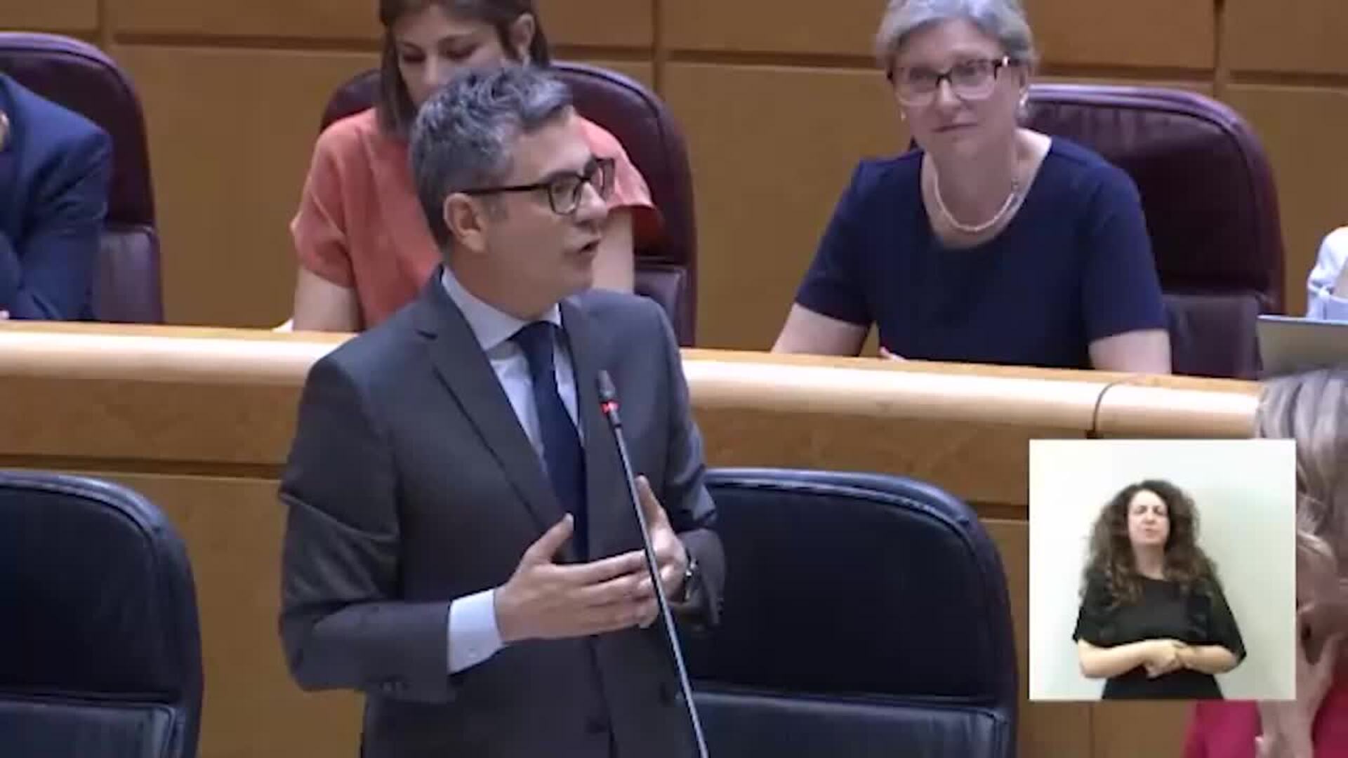 Bolaños acusa al PP de superar "el límite de la privacidad"