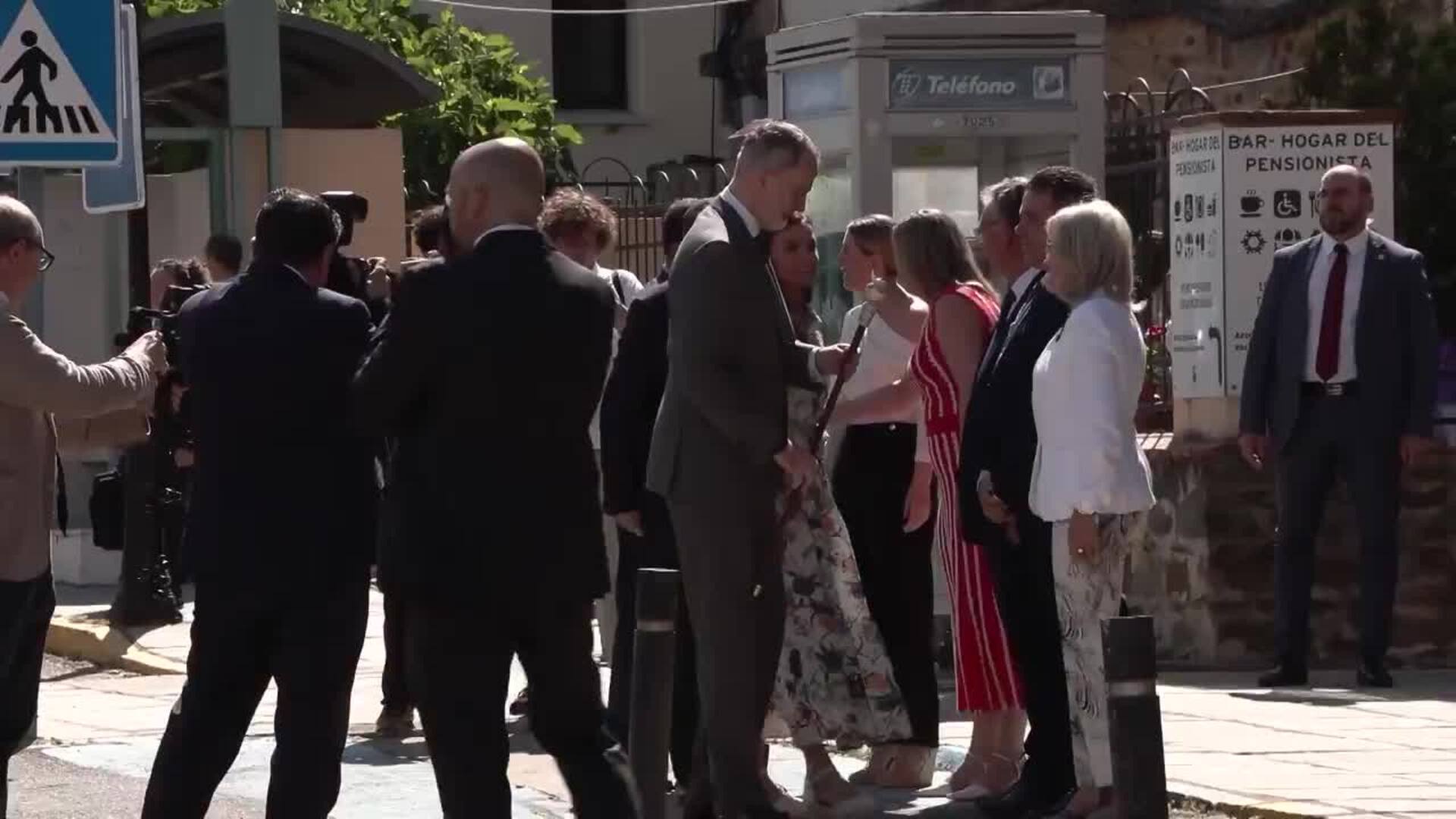 Los Reyes Felipe VI y Letizia visitan Guadalupe (Cáceres)