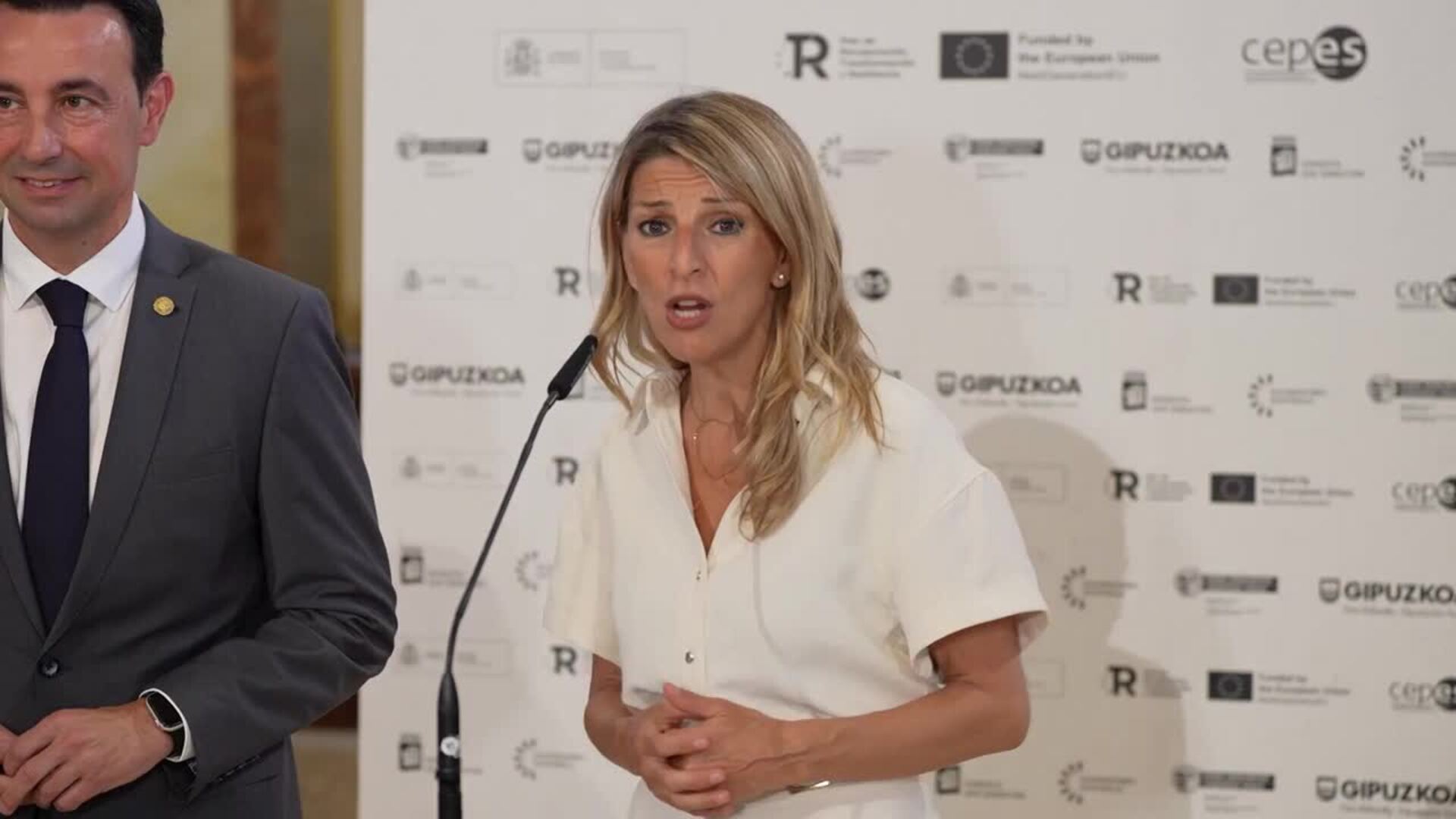 Díaz reivindica economía social como "vacuna contra la desigualdad" y pone a España de ejemplo