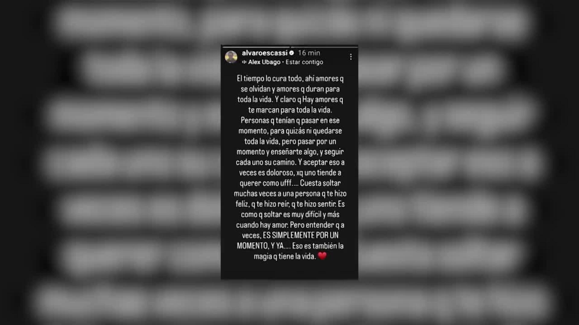 Álvaro Muñoz Escassi y Sheila Casas rompen su relación y sus redes se inundan de apoyo de fans