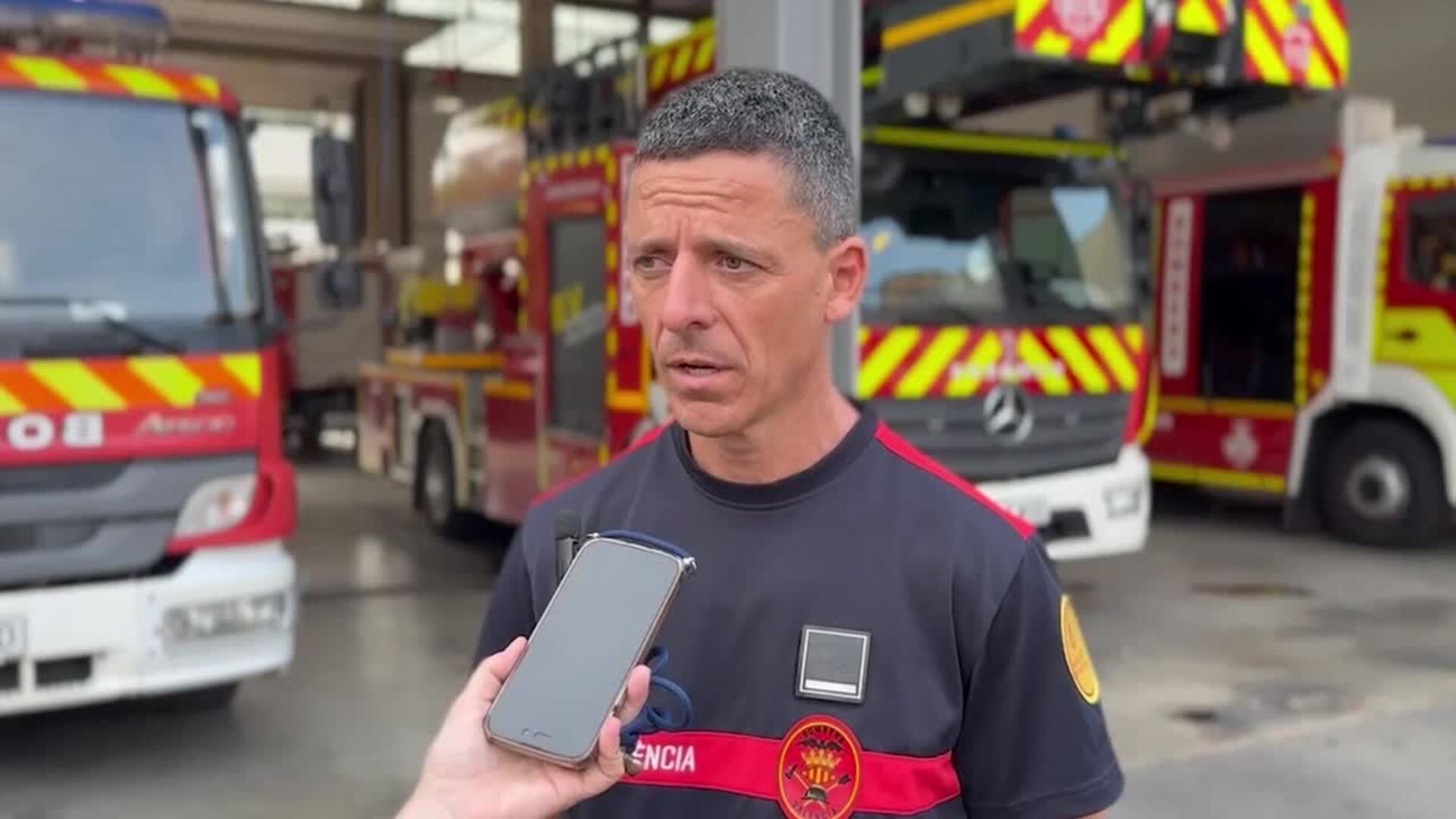 Bombero valenciano: "Vamos donde tengamos que ayudar como ellos hicieron en la dana"