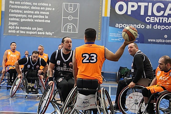 Baloncesto inclusivo en Genovés: Una canasta a falta de dos segundos decide el partido entre ADIV y BSR Puertollano