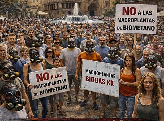 SalvemLlutxent se moviliza en Valencia por la reubicación de la planta de biogás
