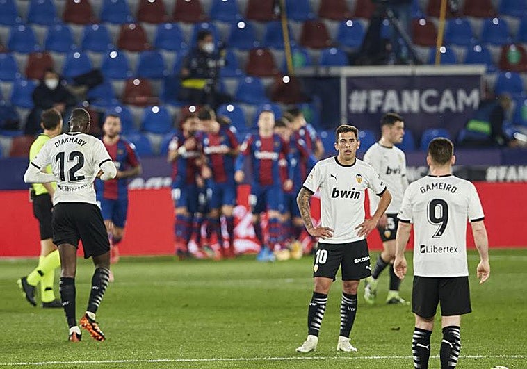 El Valencia no ha ganado nunca al Levante los dos partidos de la misma temporada