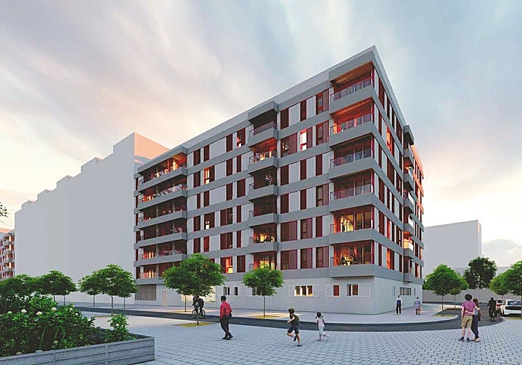 Así serán las primeras 62 viviendas para alquiler asequible en el Cuartel de Ingenieros