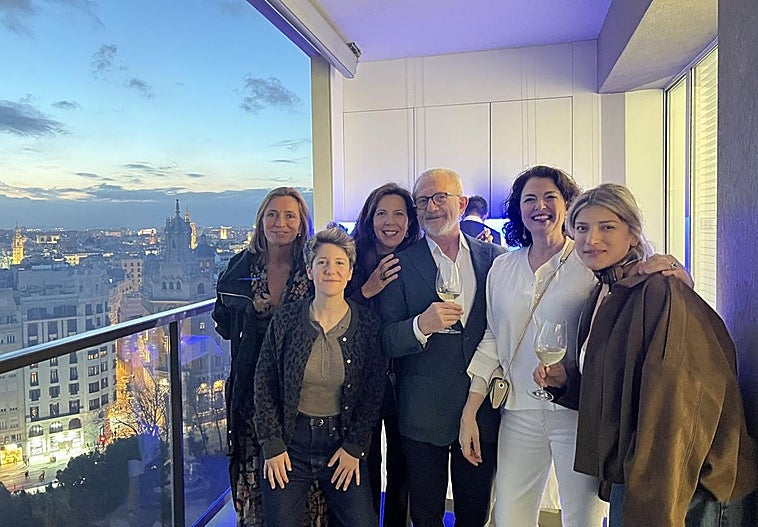 La terraza privada donde se dan cita los cocineros valencianos