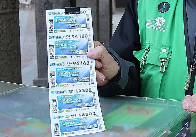 El Sueldazo de la ONCE premia con 2.220.000 euros un municipio donde nació uno de los mejores tenistas, dos localidades del sur y otra provincia