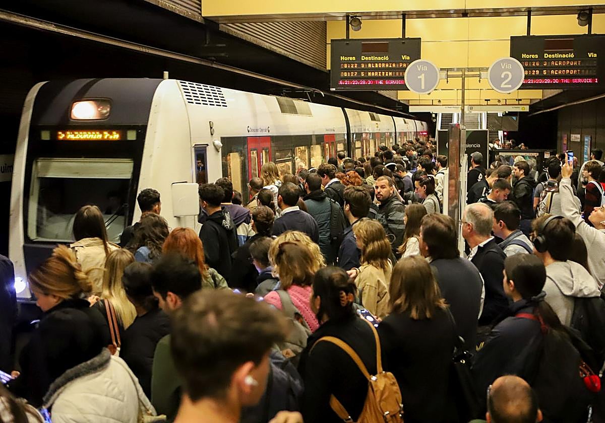 Horarios de la huelga de metro esta semana y líneas afectadas en Valencia