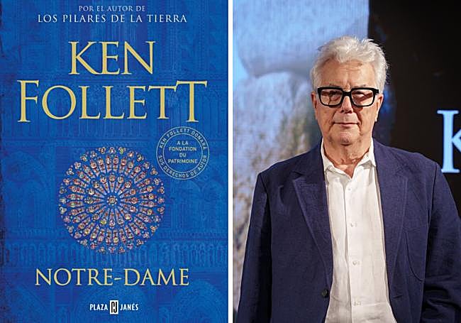 Portada del libro 'Notre-Dame' de Ken Follet (d).