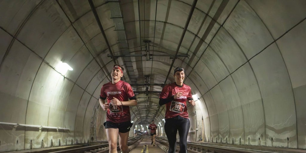 Correr en el metro o en un supermercado