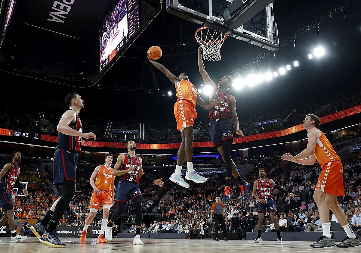 Derrota muy cara del Valencia Basket con la pérdida de la segunda plaza de la ACB y la lesión de Braxton Key