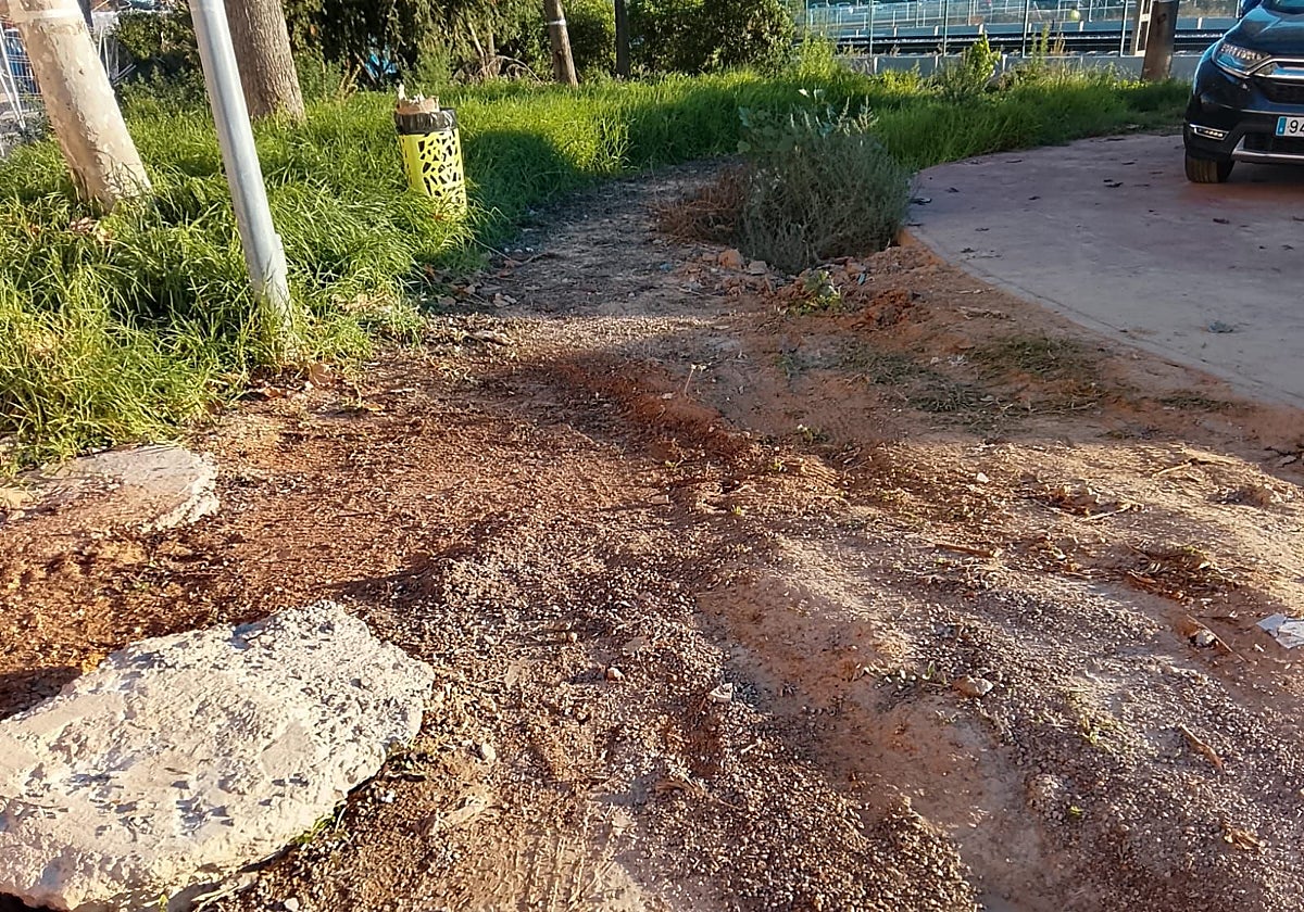 Alfafar adelanta un arreglo provisional en parques ante la burocracia de la dana
