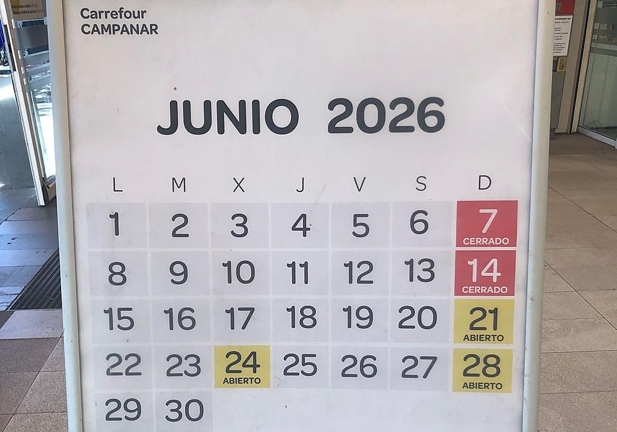Horarios especiales de Carrefour de junio en Valencia: abrirá dos domingos y un festivo