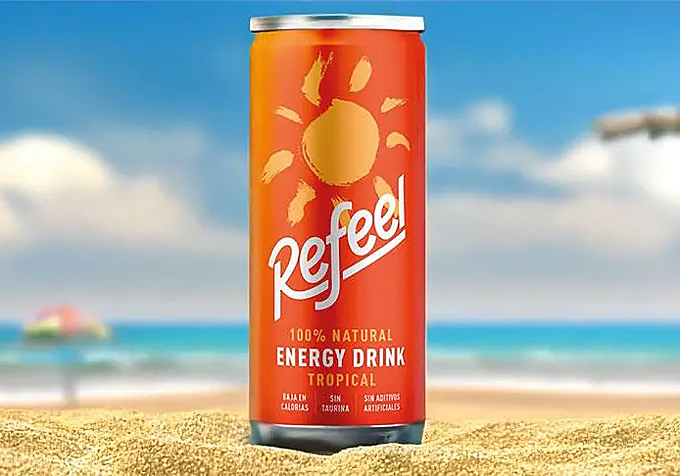 Bebida energética Refeel.