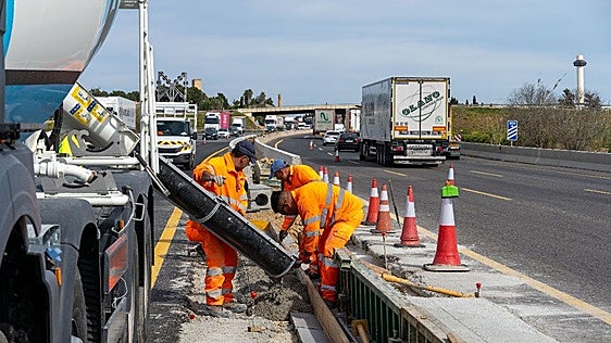 Cortes de tráfico en la A-7 en Picassent y Benifaió por las obras antiinundaciones