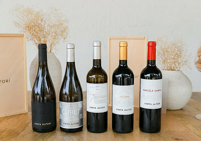 VGama de vinos de la bodega.