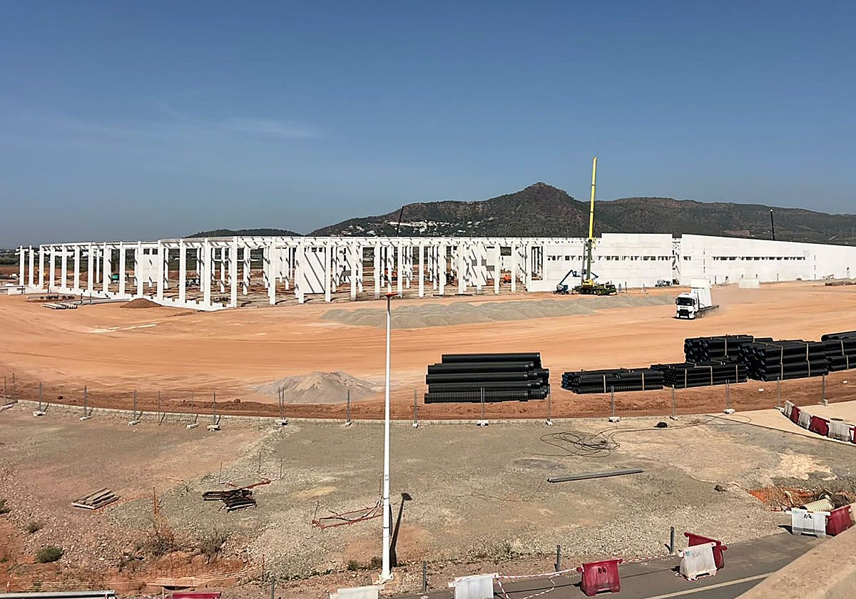 Estado de las obras del macroproyecto de Inditex en Parc Sagunt II.