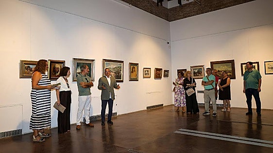 Reconocimiento al pintor Alfonso Ortuño Rubio en  el Centre d'Art Villa Eugènia