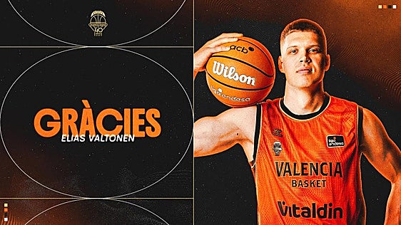 Elias Valtonen y Valencia Basket desvinculan sus caminos