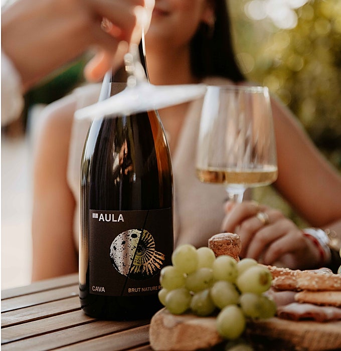Aula Brut Nature Reserva, cava gastronómico.