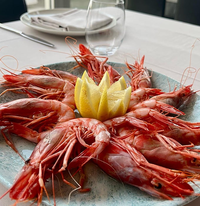 La gamba roja de Denia siempre en El Mañet.