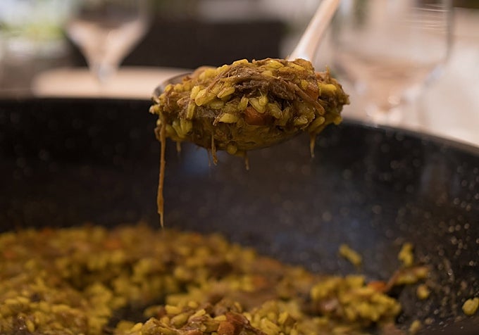 Punto del arroz perfecto.