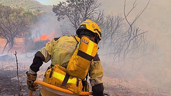 El conseller de Emergencias sobre el incendio en la Sierra de Espadán: «No podemos bajar la guardia»