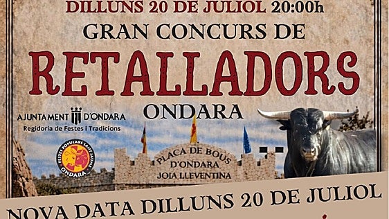 Ondara modifica la programación festiva y Dénia pospone el Cine Vora Mar por la final del Mundial