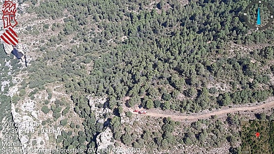 Declarado un incendio forestal en Morella