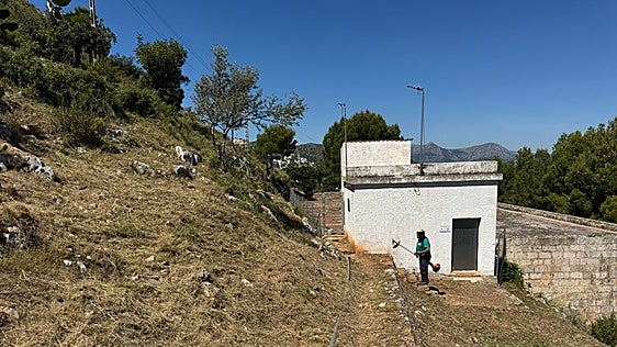 Pedreguer desbroza la franja forestal de la montaña para la prevención de incendios