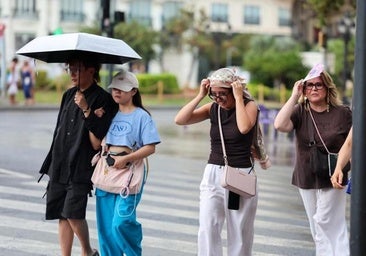 Las lluvias descargan en Valencia: el municipio que registra ya 30,4 l/m2 en una hora este miércoles